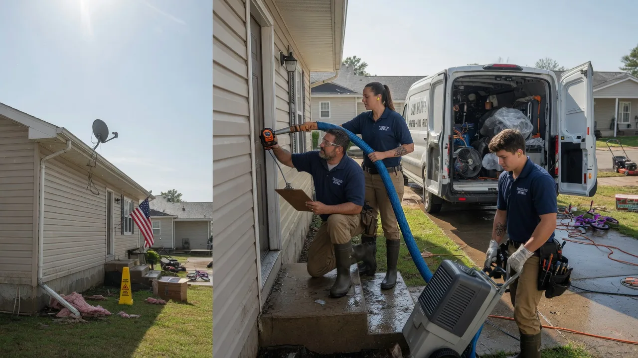 Ceiling Water Damage Restoration in Clarkston, UT near me